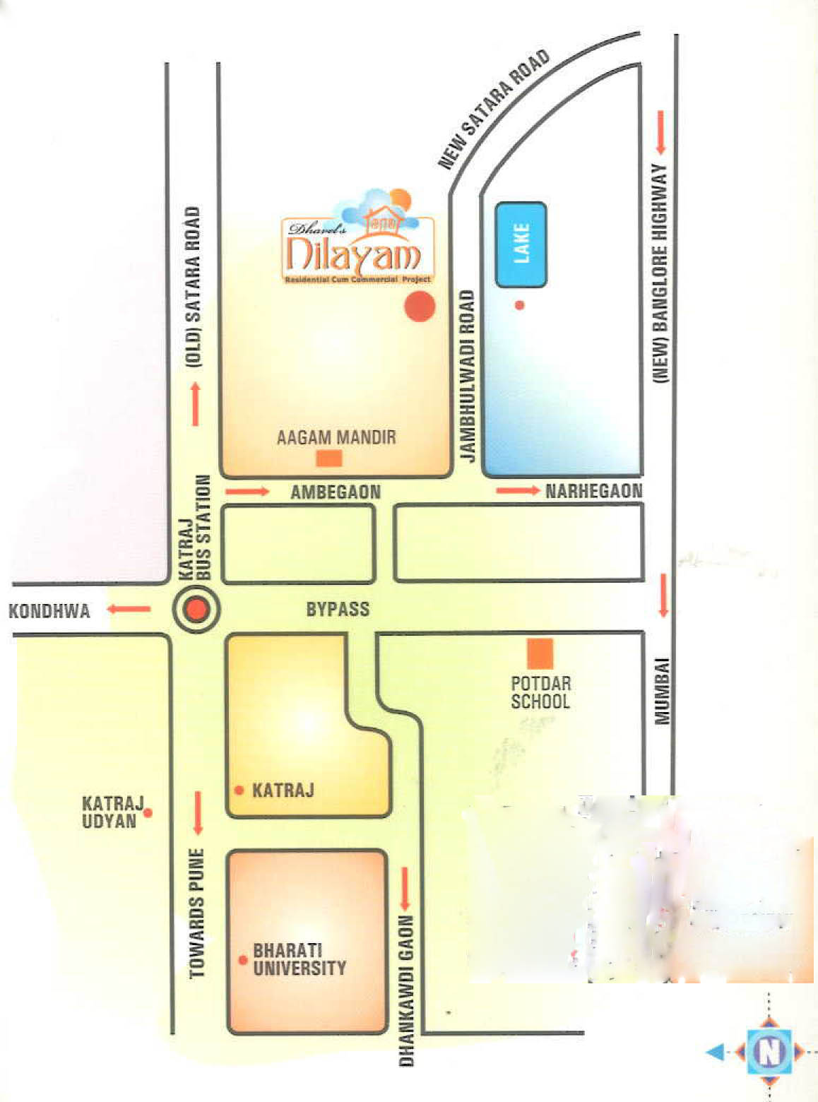 Dhavel Nilayam Location Map