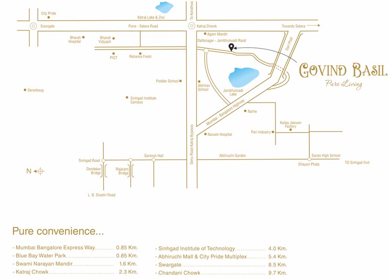 Govind Basil Location Map