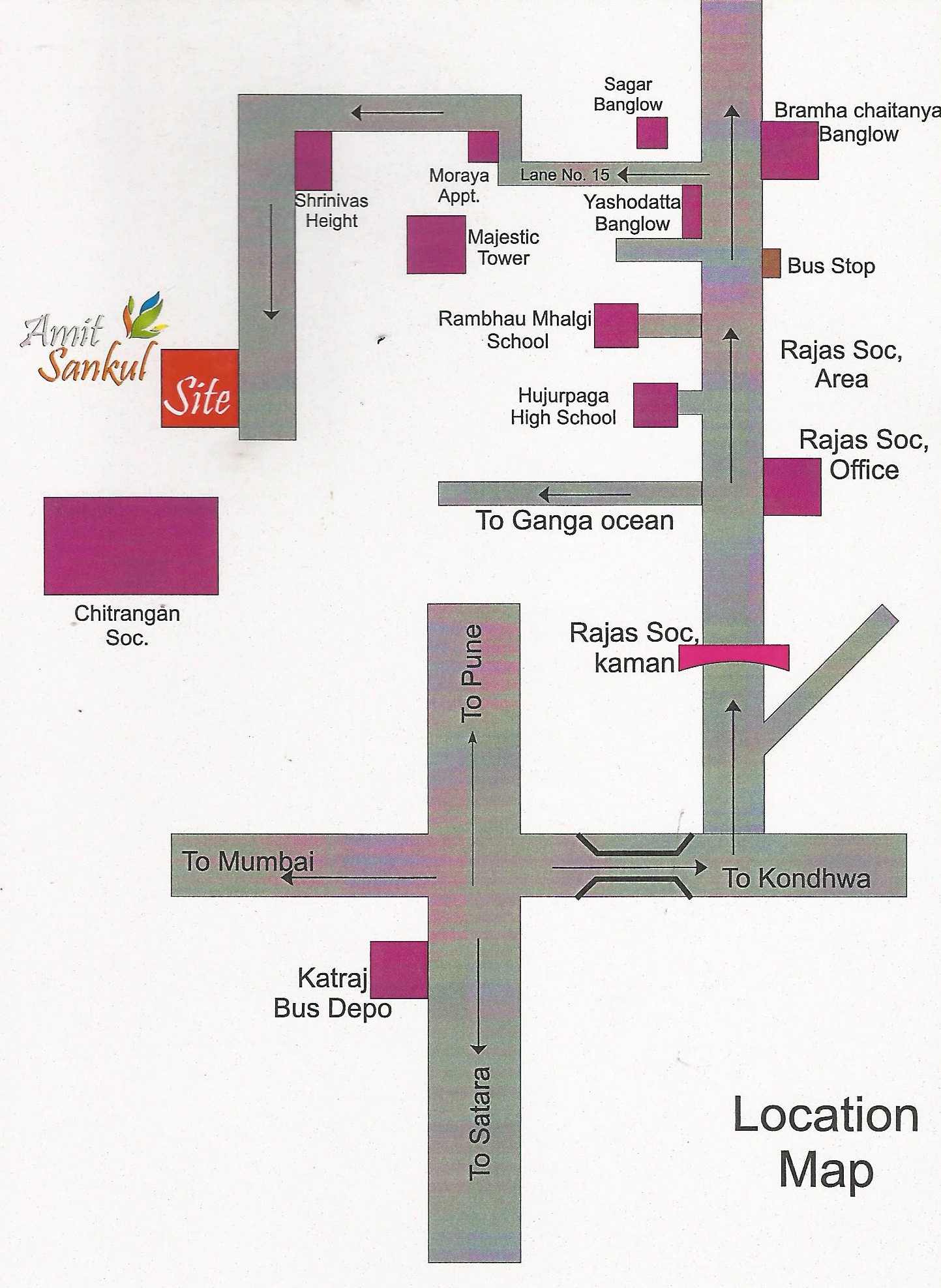 Amit Sankul Location Map