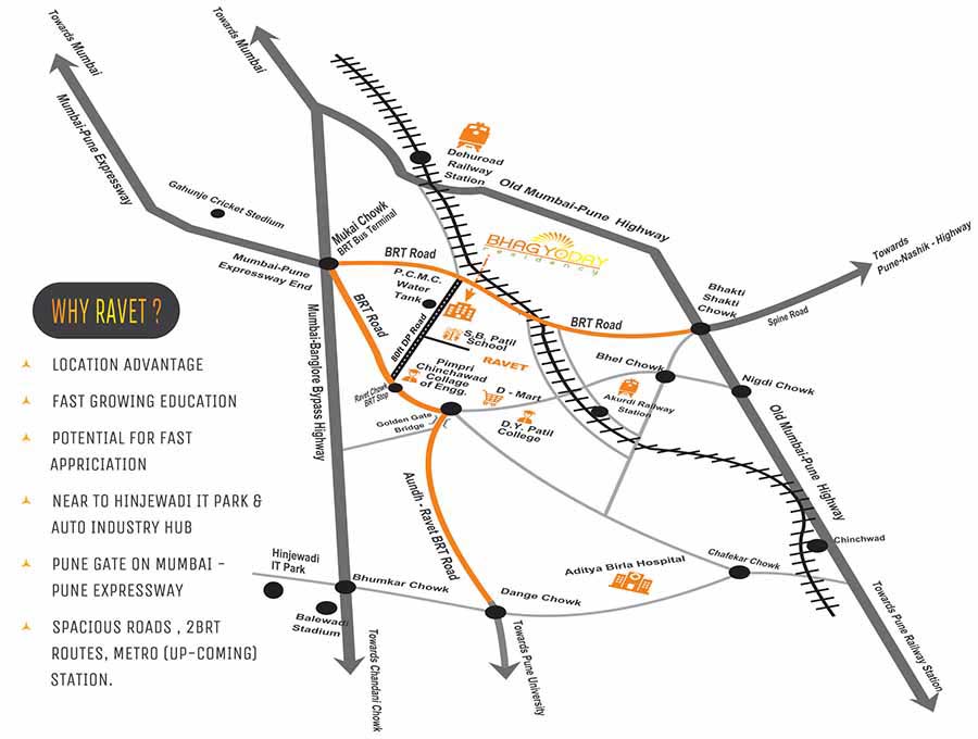 Bhagyoday Residency Location Map