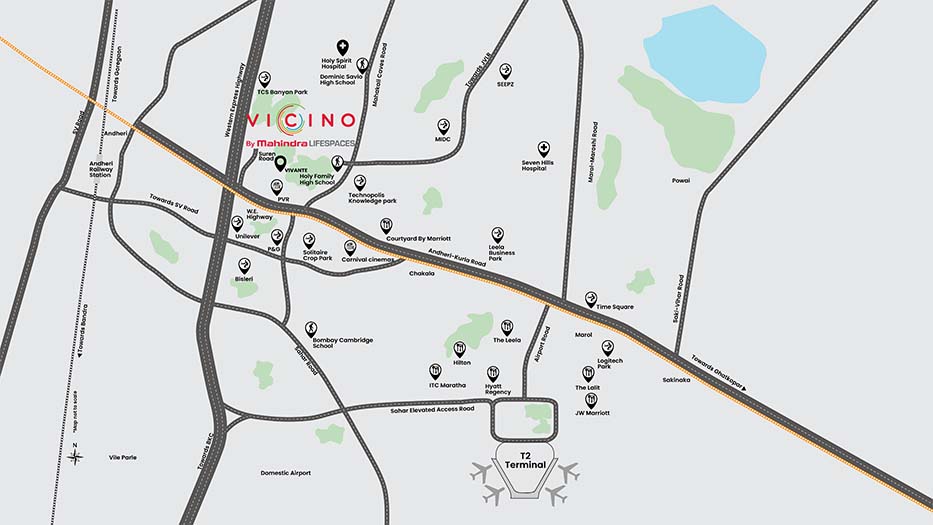 Mahindra Lifespaces Location Map