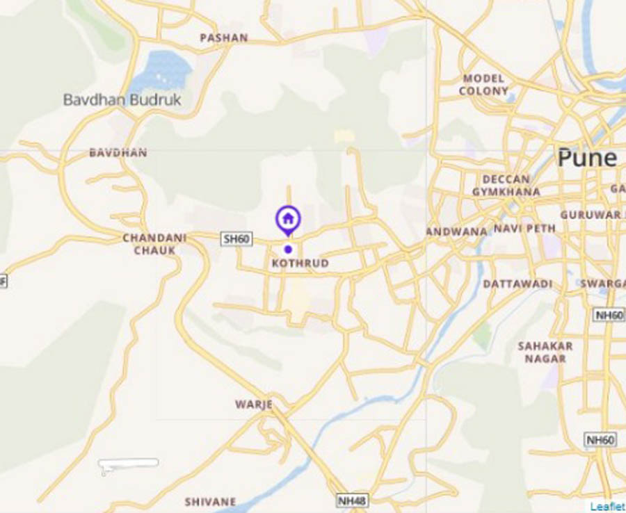 Sadashanti Apartment Location Map
