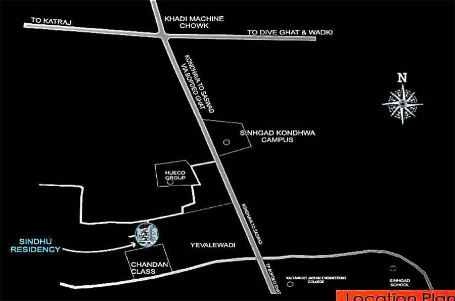 Sindhu Residency Location Map