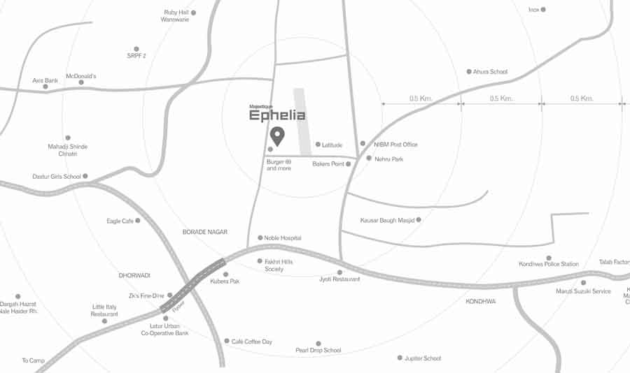 Majestique Ephelia Location Map