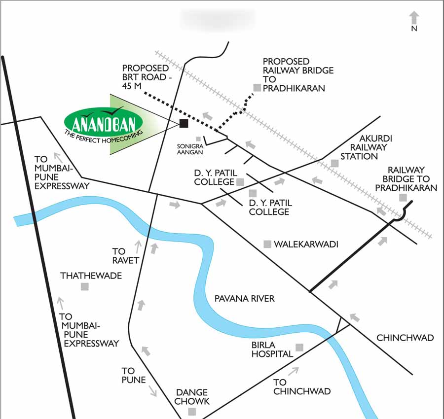 Anandban Location Map