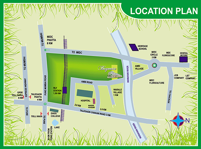 Kohinoor Begonia Location Map