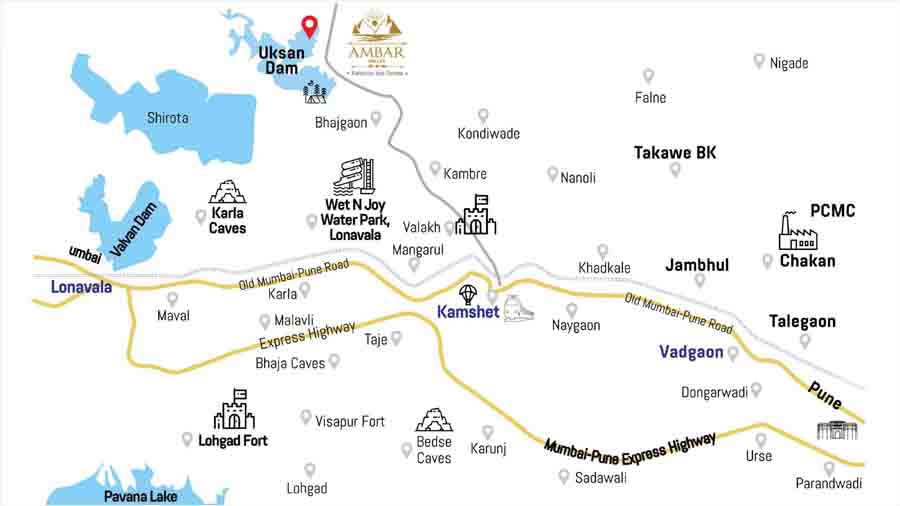 Ambar Valley Location Map