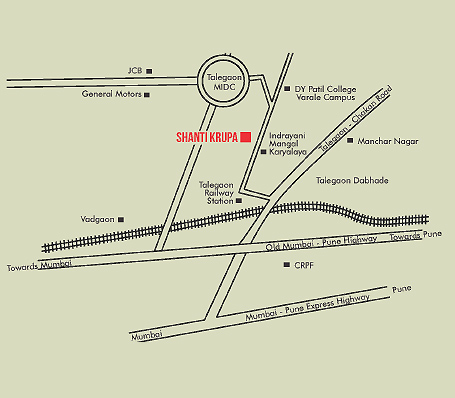Shanti krupa Location Map