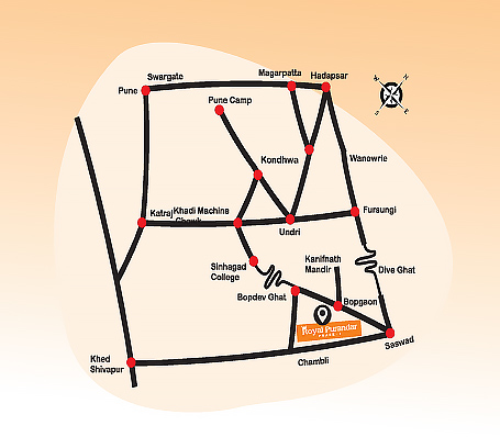 Royal Purandar Phase I Location Map
