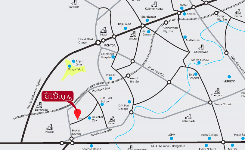 Namrata Gloria Location Map