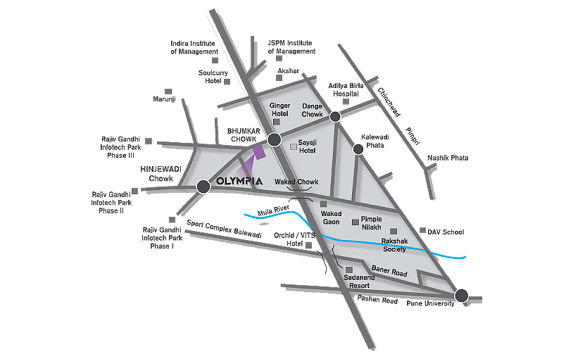 Olympia Location Map