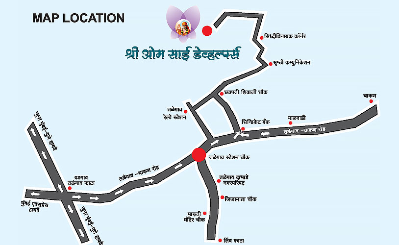 Shri Om Sai Developers Location Map