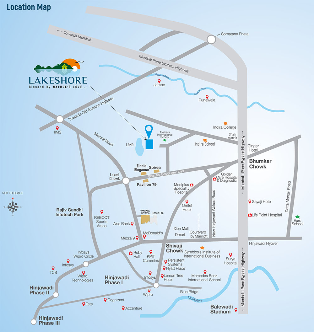 Lakeshore Location Map