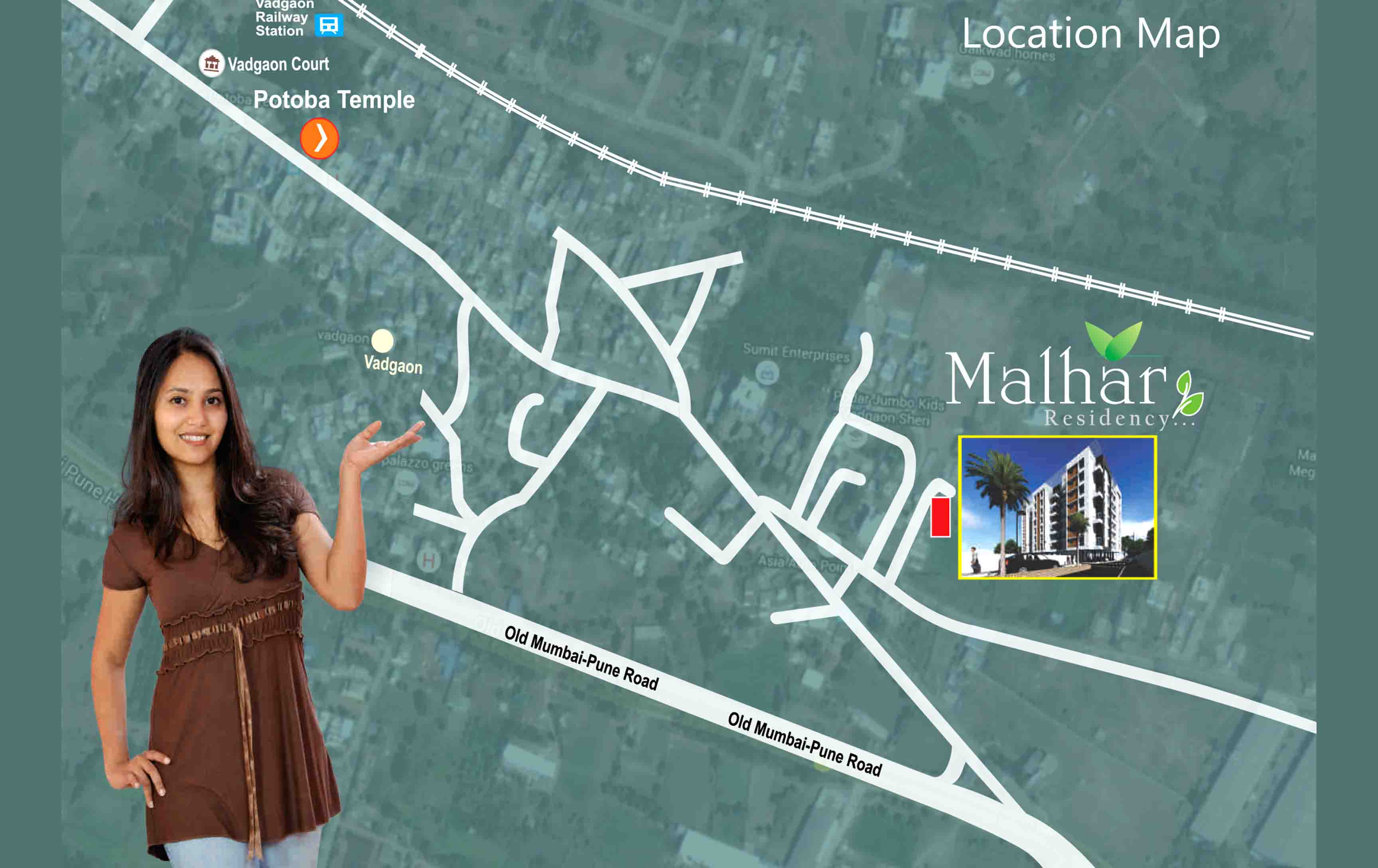 Malhar Residency Location Map