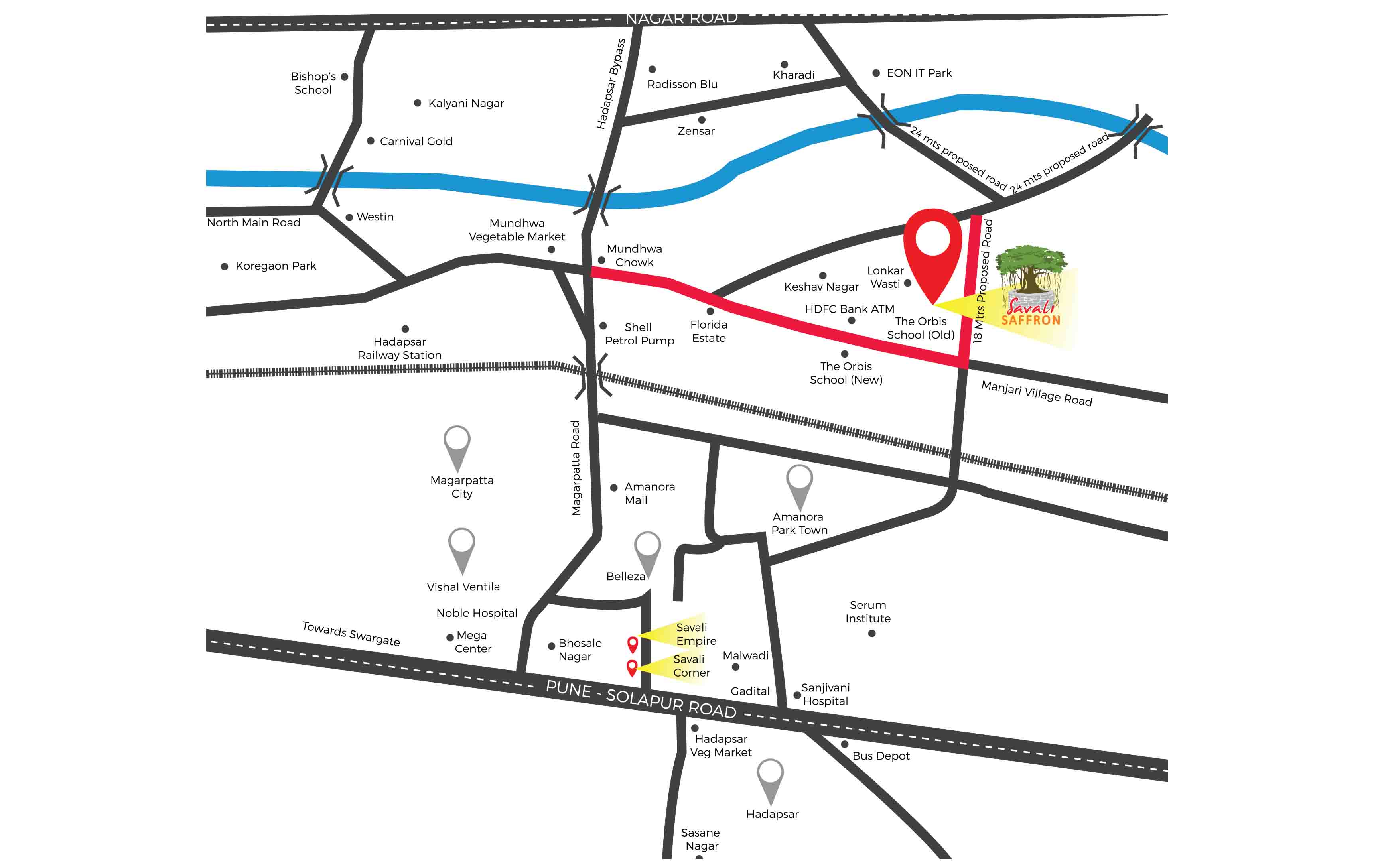 Savali Saffron Location Map