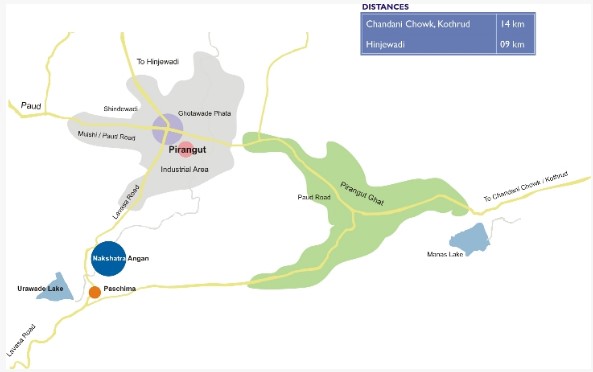 Nakshatra Angan Location Map