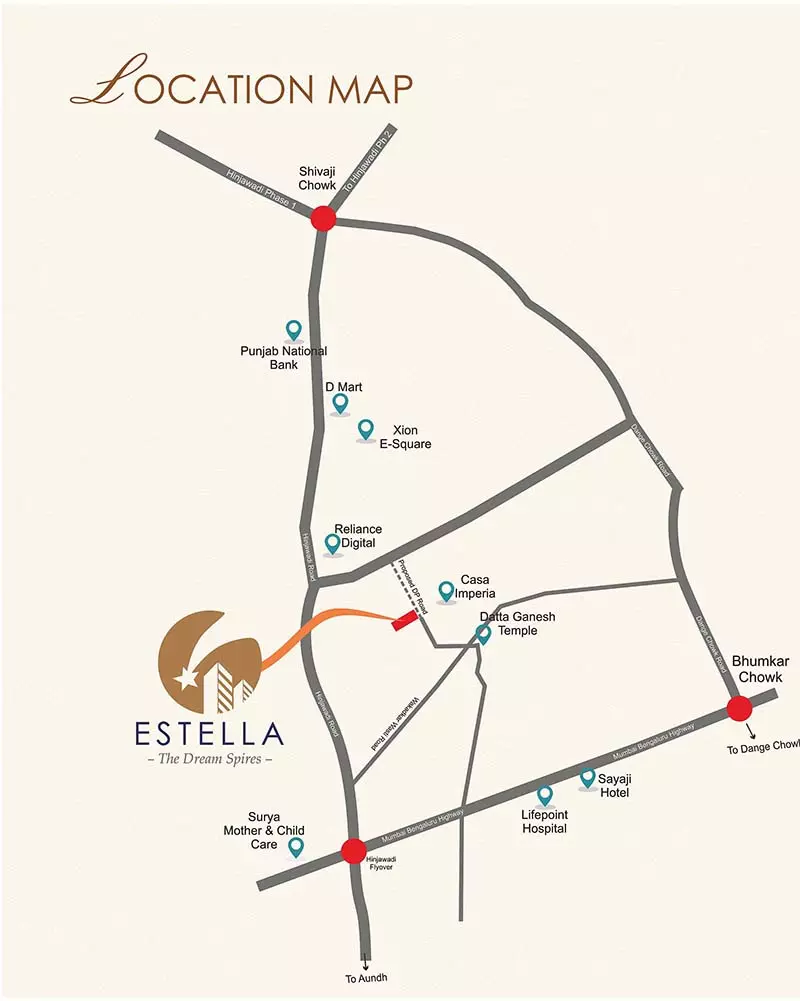 Estella Location Map