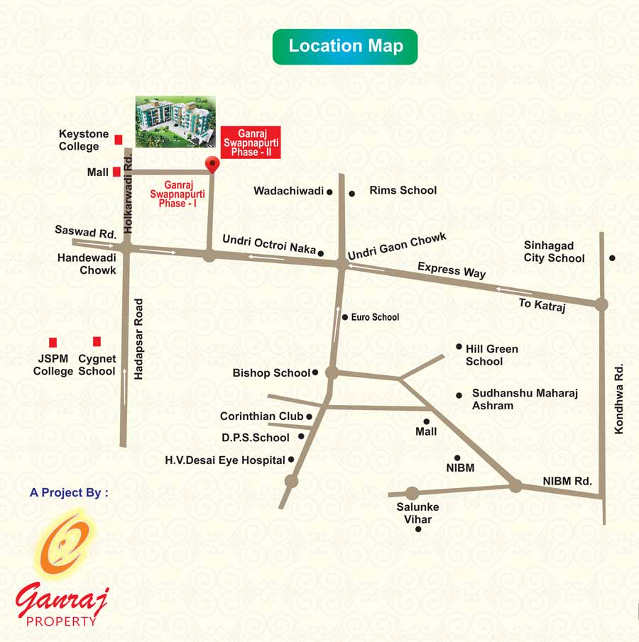 Ganraj Swapnyamurti Location Map