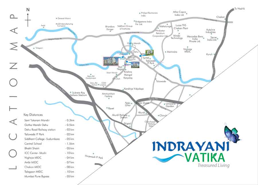Indrayani Vatika Location Map